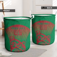 Custom Onehunga High School Laundry Basket Maori Koru Pattern LT05 - Polynesian Pride