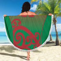 Custom Onehunga High School Beach Blanket Maori Koru Pattern LT05 - Polynesian Pride