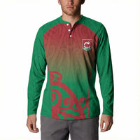 Custom Onehunga High School Button Sweatshirt Maori Koru Pattern LT05 - Polynesian Pride
