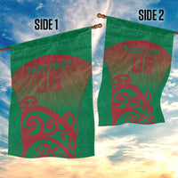 Custom Onehunga High School Garden Flag Maori Koru Pattern LT05 - Polynesian Pride
