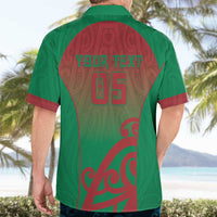 Custom Onehunga High School Hawaiian Shirt Maori Koru Pattern LT05 - Polynesian Pride