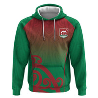Custom Onehunga High School Hoodie Maori Koru Pattern LT05 Pullover Hoodie Green - Polynesian Pride