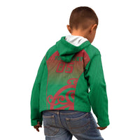 Custom Onehunga High School Kid Hoodie Maori Koru Pattern LT05 - Polynesian Pride