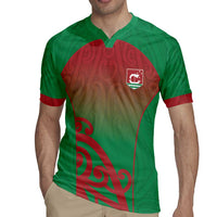 Custom Onehunga High School Rugby Jersey Maori Koru Pattern LT05 - Polynesian Pride
