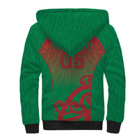 Custom Onehunga High School Sherpa Hoodie Maori Koru Pattern LT05 - Polynesian Pride