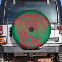 Custom Onehunga High School Spare Tire Cover Maori Koru Pattern LT05 Green - Polynesian Pride