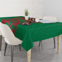 Custom Onehunga High School Tablecloth Maori Koru Pattern LT05 - Polynesian Pride