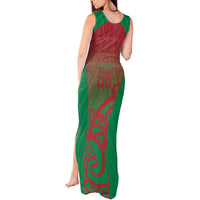 Custom Onehunga High School Tank Maxi Dress Maori Koru Pattern LT05 - Polynesian Pride