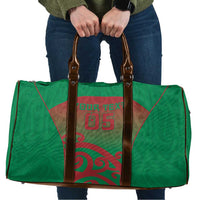 Custom Onehunga High School Travel Bag Maori Koru Pattern LT05 Green - Polynesian Pride