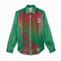 Custom Onehunga High School Women Casual Shirt Maori Koru Pattern LT05 - Polynesian Pride