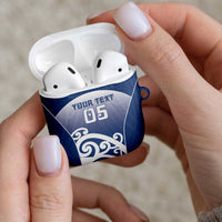 Custom New Zealand Aotea College AirPods Case Maori Koru Pattern LT05 - Polynesian Pride