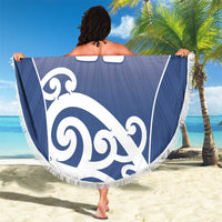 Custom New Zealand Aotea College Beach Blanket Maori Koru Pattern LT05 - Polynesian Pride