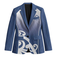 Custom New Zealand Aotea College Blazer Maori Koru Pattern LT05 Unisex Blue - Polynesian Pride