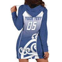 Custom New Zealand Aotea College Hoodie Dress Maori Koru Pattern LT05 - Polynesian Pride