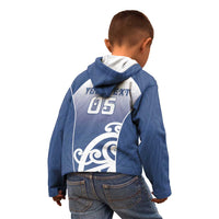 Custom New Zealand Aotea College Kid Hoodie Maori Koru Pattern LT05 - Polynesian Pride