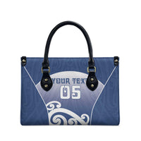 Custom New Zealand Aotea College Leather Bag Maori Koru Pattern LT05 - Polynesian Pride