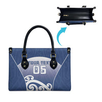 Custom New Zealand Aotea College Leather Bag Maori Koru Pattern LT05 - Polynesian Pride
