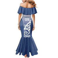 Custom New Zealand Aotea College Mermaid Dress Maori Koru Pattern LT05 - Polynesian Pride