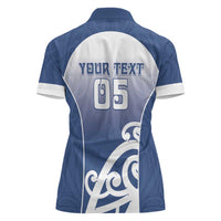Custom New Zealand Aotea College Women Polo Shirt Maori Koru Pattern LT05 - Polynesian Pride