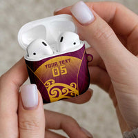 Custom Waiuku College AirPods Case Maori Koru Pattern LT05 - Polynesian Pride