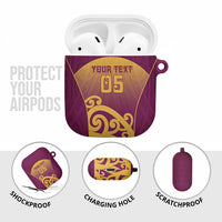 Custom Waiuku College AirPods Case Maori Koru Pattern LT05 - Polynesian Pride