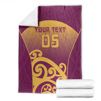 Custom Waiuku College Blanket Maori Koru Pattern LT05 - Polynesian Pride