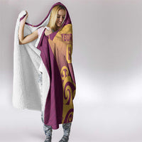 Custom Waiuku College Hooded Blanket Maori Koru Pattern LT05 - Polynesian Pride