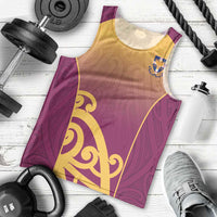 Custom Waiuku College Men Tank Top Maori Koru Pattern LT05 - Polynesian Pride