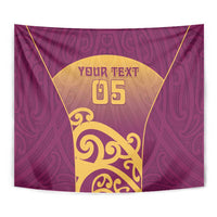 Custom Waiuku College Tapestry Maori Koru Pattern LT05 - Polynesian Pride