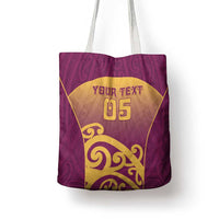 Custom Waiuku College Tote Bag Maori Koru Pattern LT05 - Polynesian Pride