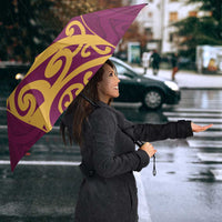 Custom Waiuku College Umbrella Maori Koru Pattern LT05 - Polynesian Pride