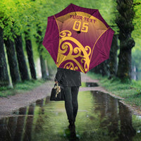 Custom Waiuku College Umbrella Maori Koru Pattern LT05 - Polynesian Pride