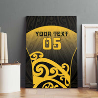 Custom Motueka High School Canvas Wall Art Maori Koru Pattern LT05 - Polynesian Pride