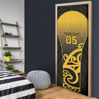 Custom Motueka High School Door Cover Maori Koru Pattern LT05 - Polynesian Pride