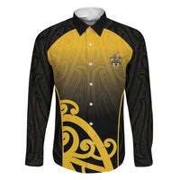 Custom Motueka High School Family Matching Short Sleeve Bodycon Dress and Hawaiian Shirt Maori Koru Pattern