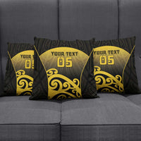 Custom Motueka High School Pillow Cover Maori Koru Pattern LT05 - Polynesian Pride