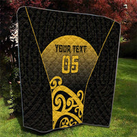 Custom Motueka High School Quilt Maori Koru Pattern LT05 - Polynesian Pride