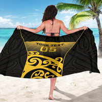Custom Motueka High School Sarong Maori Koru Pattern LT05 - Polynesian Pride