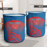 Custom St Joseph's Maori Girls' College Laundry Basket Maori Koru Pattern LT05 - Polynesian Pride