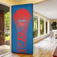 Custom St Joseph's Maori Girls' College Door Cover Maori Koru Pattern LT05 - Polynesian Pride