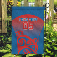 Custom St Joseph's Maori Girls' College Garden Flag Maori Koru Pattern LT05 Garden Flag Blue - Polynesian Pride