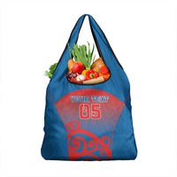 Custom St Joseph's Maori Girls' College Grocery Bag Maori Koru Pattern LT05 1-pack One Size Blue - Polynesian Pride