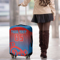 Custom St Joseph's Maori Girls' College Luggage Cover Maori Koru Pattern LT05 - Polynesian Pride