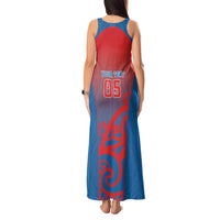 Custom St Joseph's Maori Girls' College Tank Maxi Dress Maori Koru Pattern LT05 - Polynesian Pride