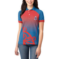 Custom St Joseph's Maori Girls' College Women Polo Shirt Maori Koru Pattern LT05 - Polynesian Pride