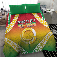 Vanuatu Bedding Set Proud To Be A Ni-Van With Tribal Pattern LT05 - Polynesian Pride