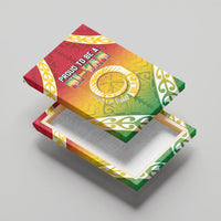 Vanuatu Canvas Wall Art Proud To Be A Ni-Van With Tribal Pattern LT05 - Polynesian Pride