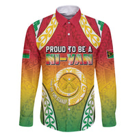Personalised Vanuatu Family Matching Off Shoulder Short Dress and Hawaiian Shirt Proud To Be A Ni-Van With Tribal Pattern