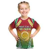 Personalised Vanuatu Kid T Shirt Proud To Be A Ni-Van With Tribal Pattern