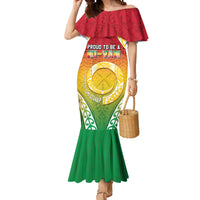 Personalised Vanuatu Mermaid Dress Proud To Be A Ni-Van With Tribal Pattern LT05 Women Reggae - Polynesian Pride